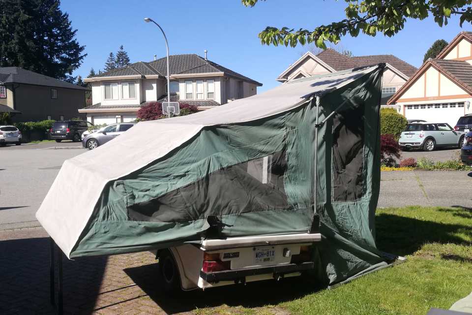 kwik kamp motorcycle camper